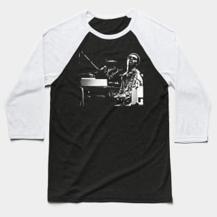 WHITE ART - Stevie Wonder Skill Baseball T-Shirt